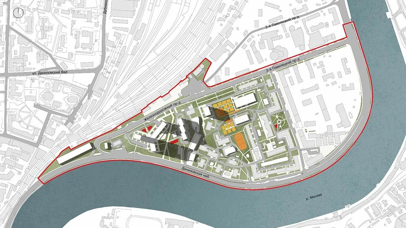 Проект планировки территории 2023 Проект планировки Даниловская наб., г. Москва - 29,81 га Га, ППТ и ПМТ Электронн