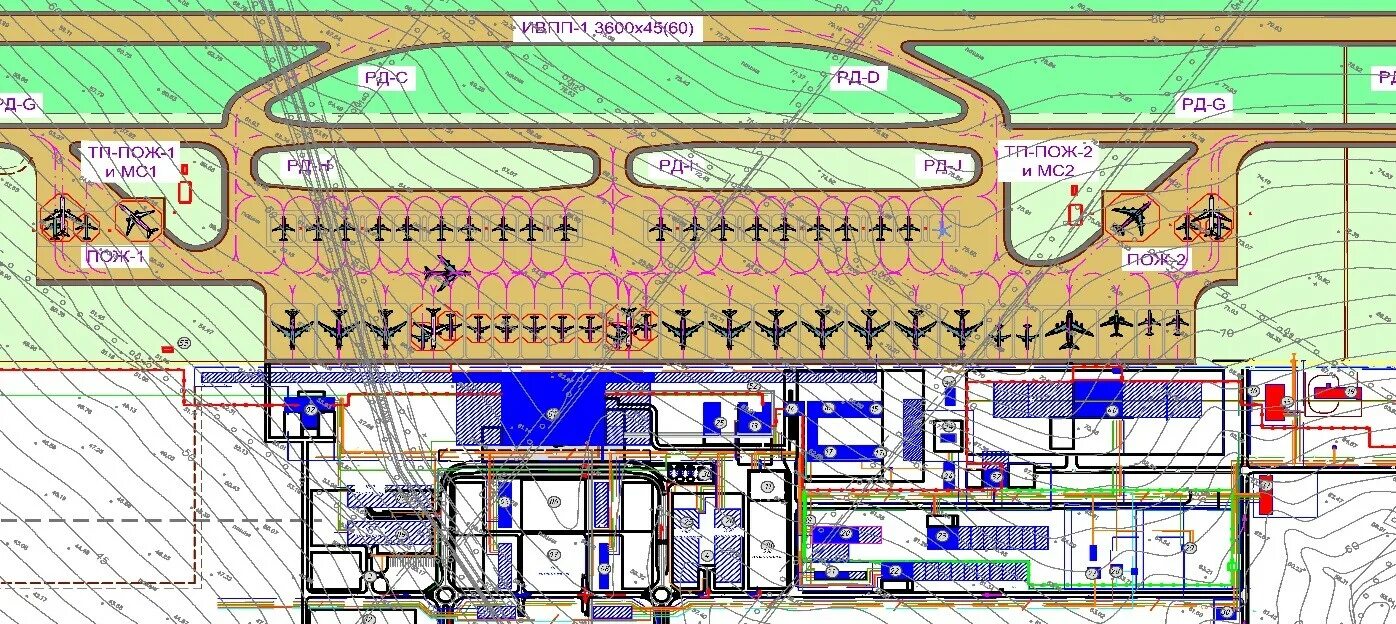 Проект планировки территории аэропорта Комплекс Южный (Ростов на Дону)