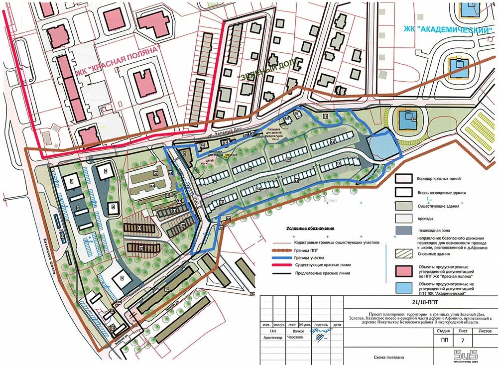 Проект планировки территории аметьево Заседание Архитектурного совета Нижегородской области