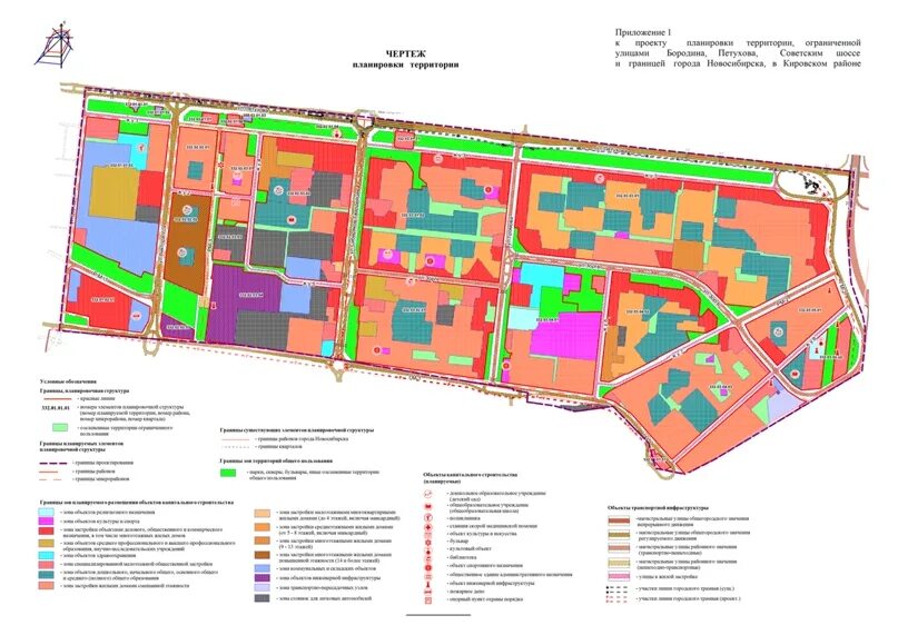 Проект планировки территории города новосибирска Официальный сайт мэрии города новосибирска проекты планировок