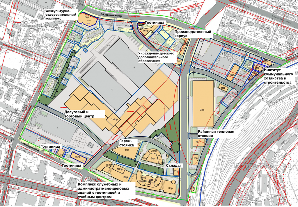 Проект планировки территории коптево Новые гостиницы, ФОК, паркинги и офисы построят в Хорошевском районе САО
