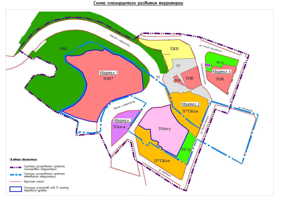Проект планировки территории нижний новгород Проект планировки IT-кампуса у метромоста представили в Нижнем Новгороде