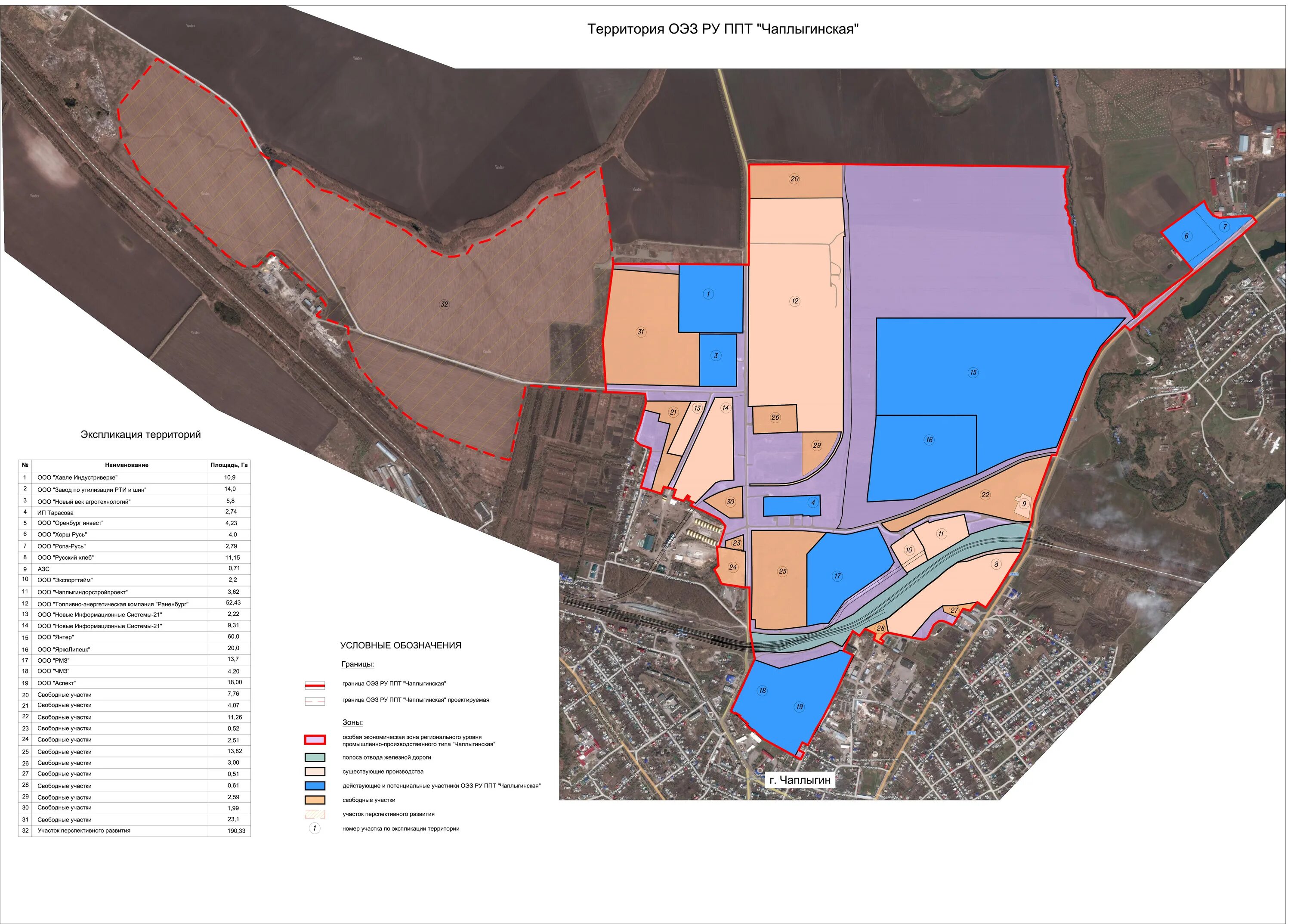 Проект планировки территории особой экономической зоны ОЭЗ РУ ППТ "Чаплыгинская" - Чаплыгинский район Липецкой области официальный сайт