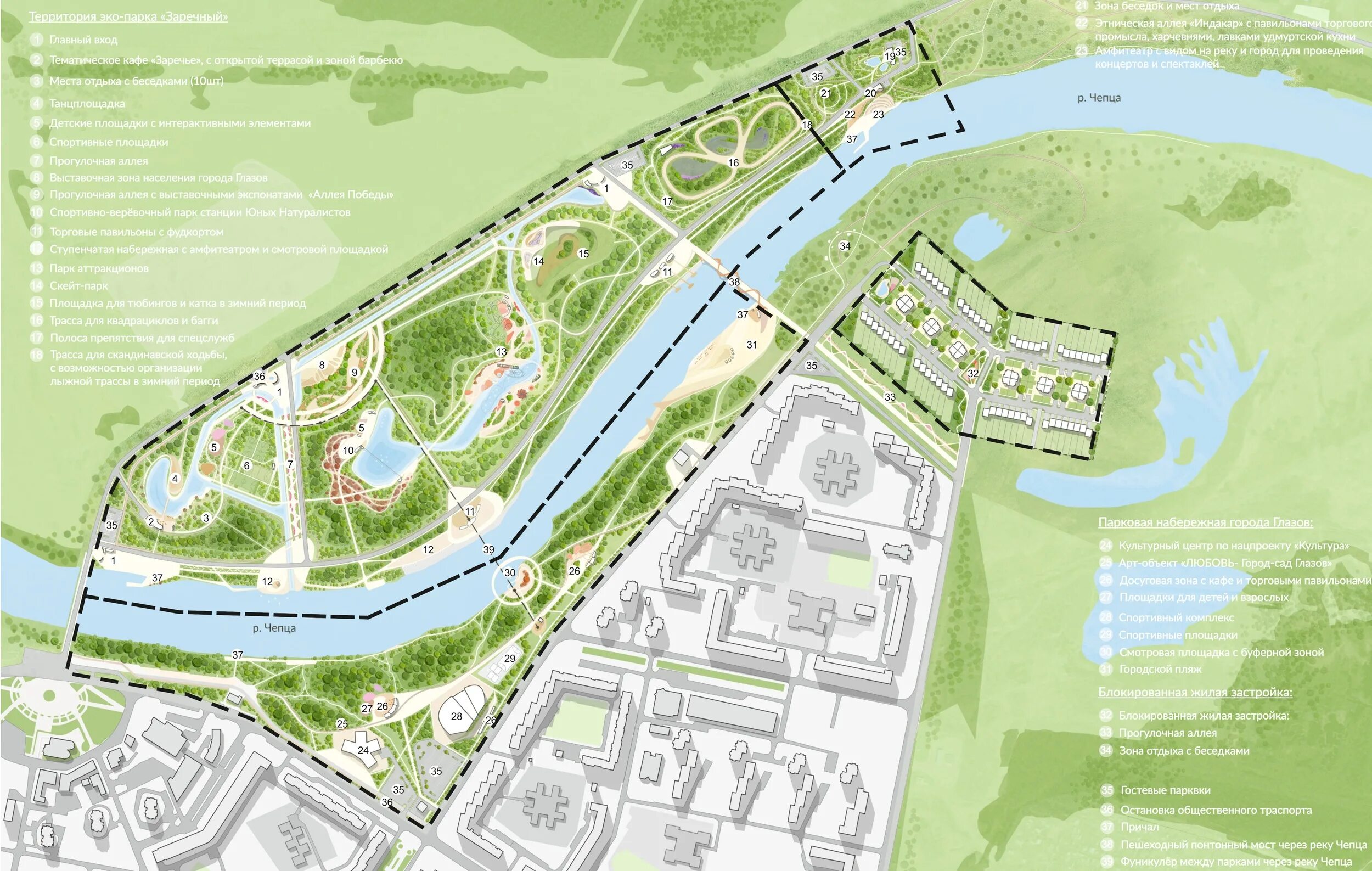 Проект планировки территории парка Город Глазов