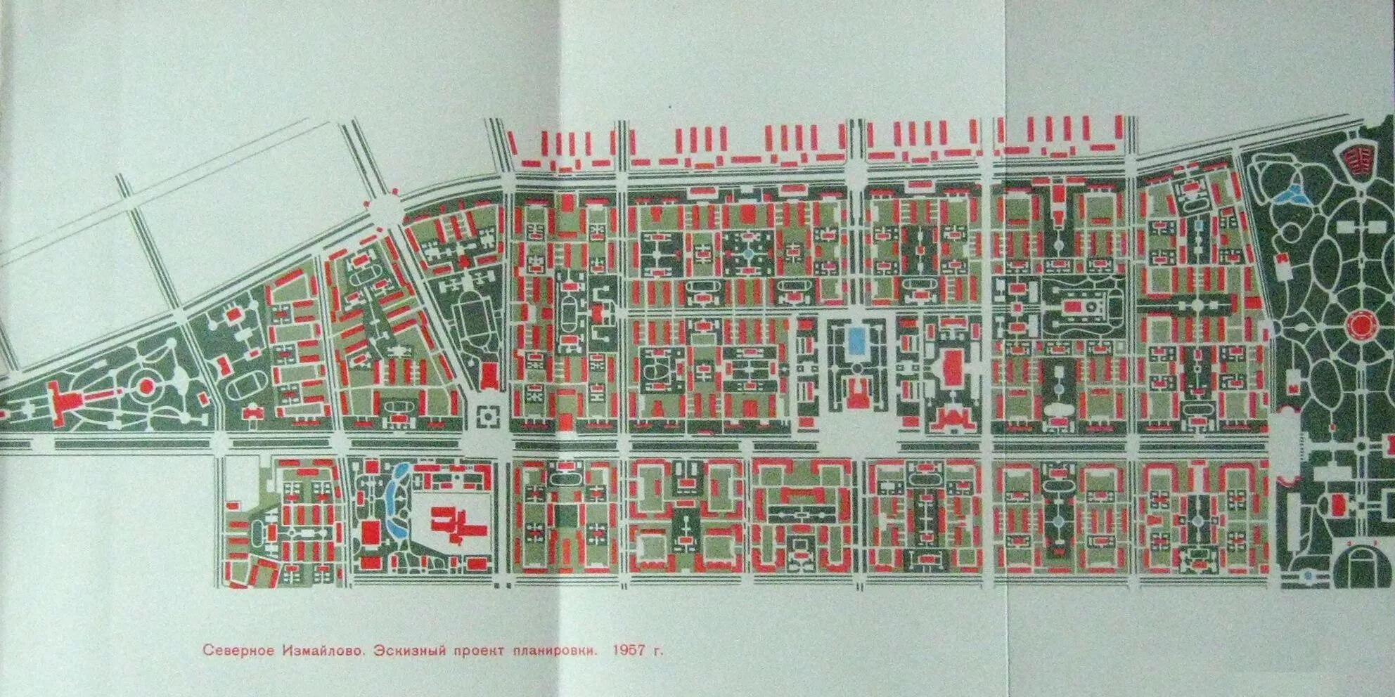 Проект планировки территории района северный Новые районы Москвы : Сборник статей. - Москва, 1960 портал о дизайне и архитект