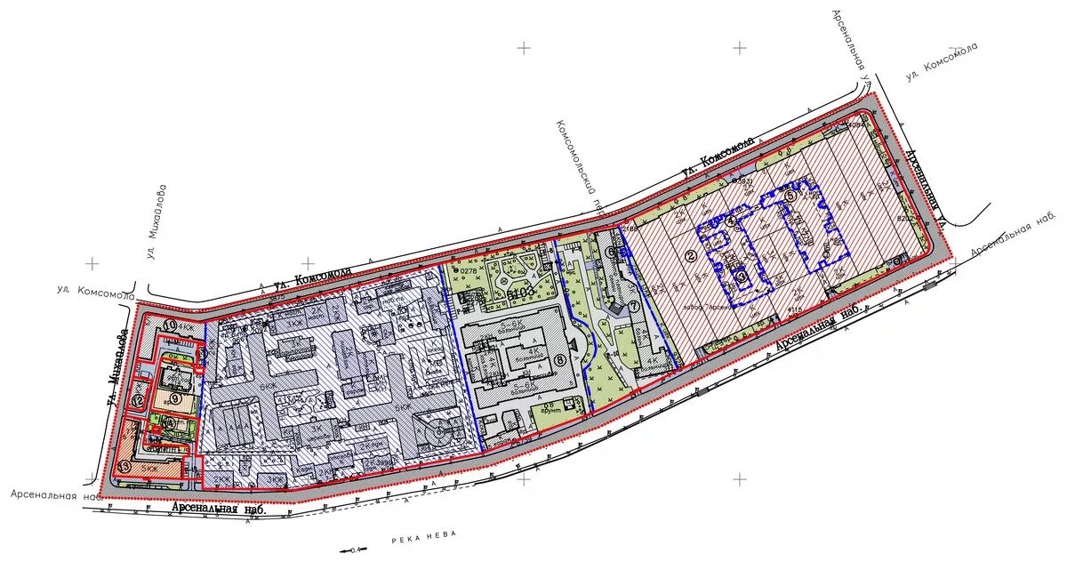 Проект планировки территории спб BIM-модель: Проект планировки и проект межевания территории, в Калининском район