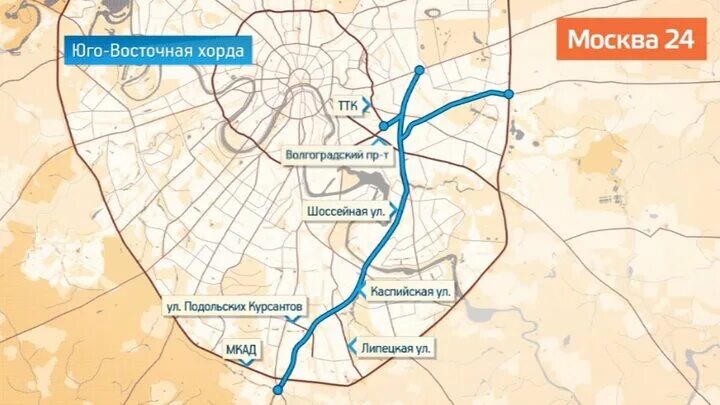 Проект планировки участка северо восточная хорды Юго-Восточная хорда - Москва 24, 06.06.2018