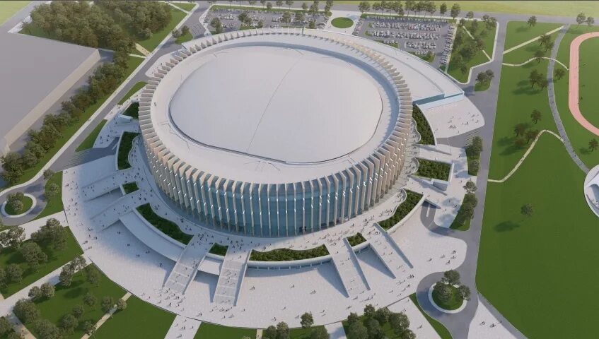 Проект последнее фото In Saint Petersburg submitted concepts of shape of the new ice arena. Photo Econ