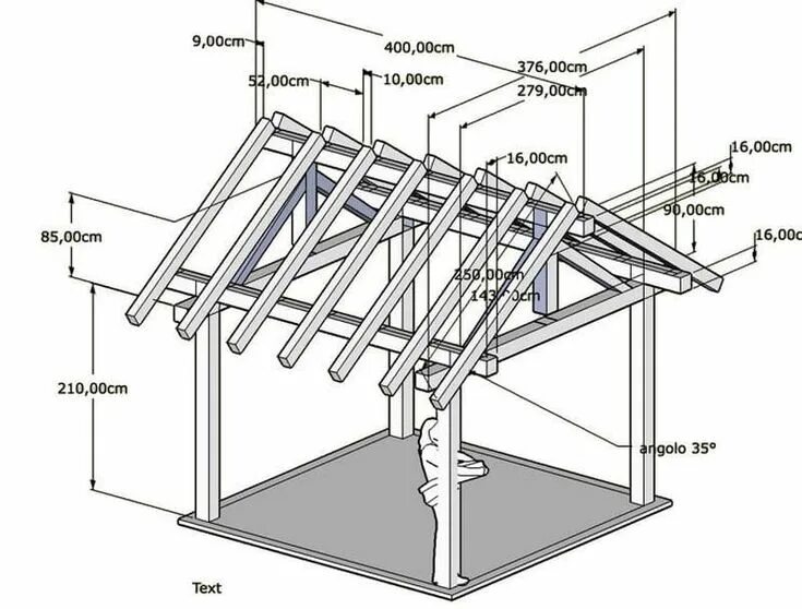 Проект простой беседки своими руками Sturdy Gazebo: Functional 10-Step Project Pergola designs, Shed plans, Pergola