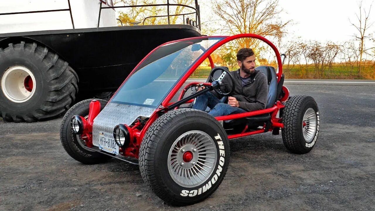 Проект самодельная Driving The Custom Frame VW (Volkswagen) Dune Buggy ep3 Dune buggy, Go kart bugg