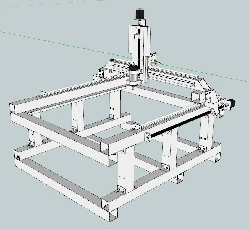 Проект самодельного станка ЧПУ фрезер своими руками - чертежи, технология изготовления