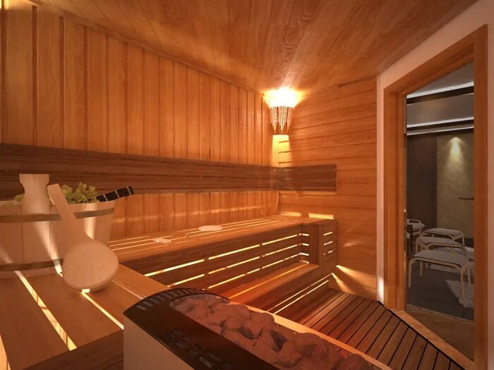 Проект сауны в частном доме фото Bath and sauna by Litvyakov Eugene at Coroflot.com