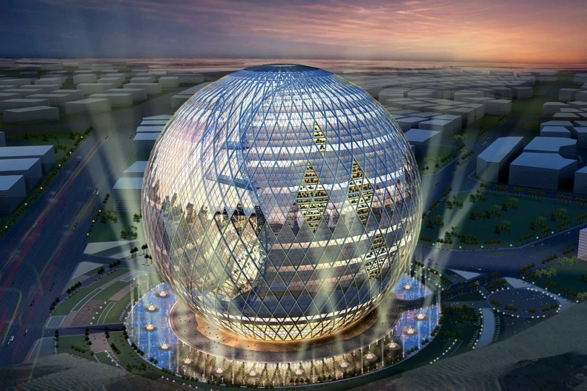 Проект сфера фото Technosphere: eco-friendly Earth in miniature proposed for Dubai