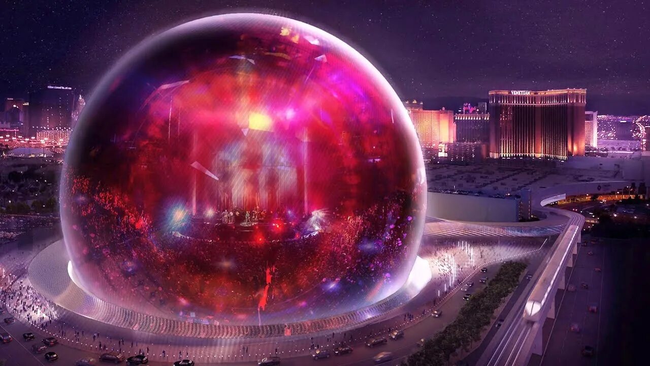 Проект сфера фото Las Vegas is Building the World’s Largest Sphere - YouTube