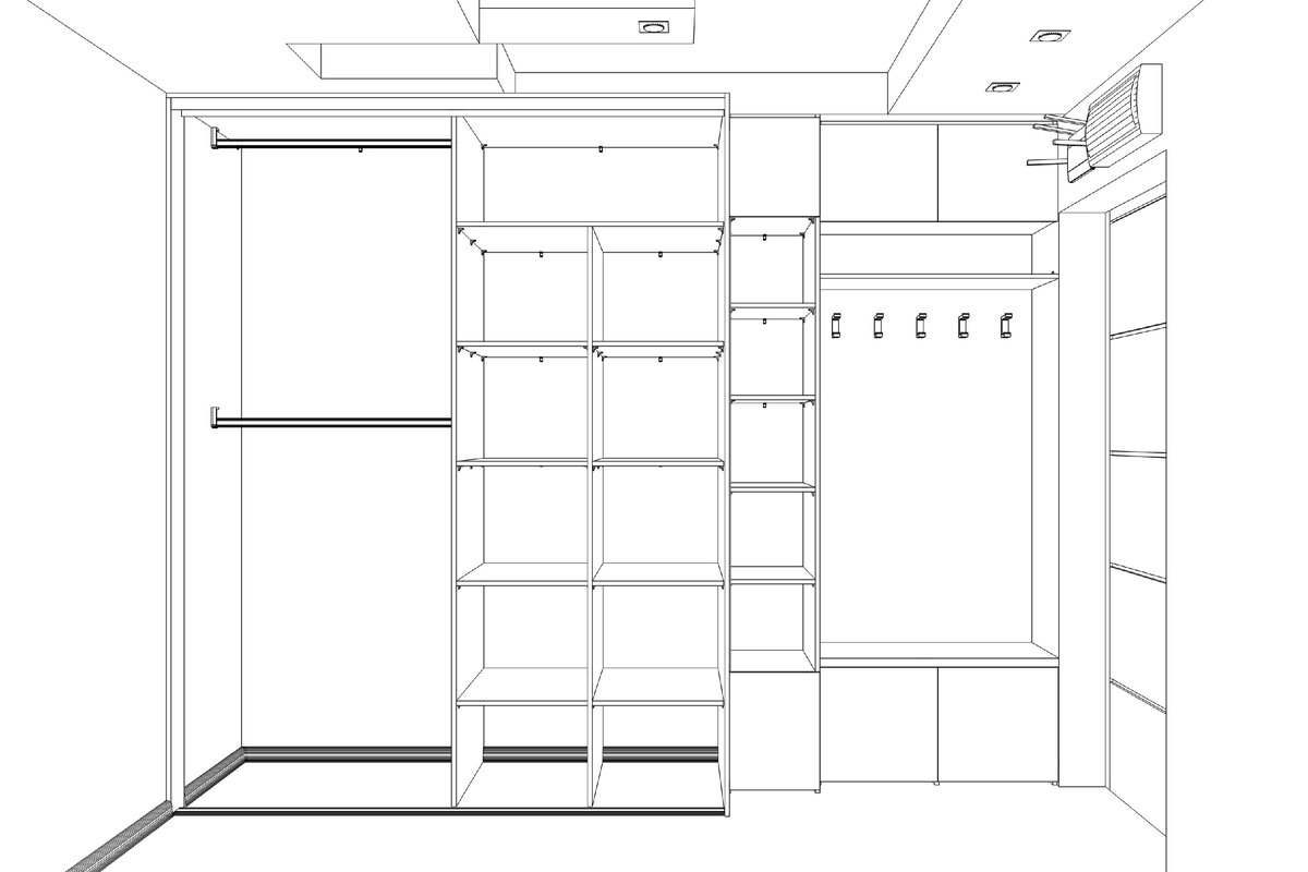 Проект шкафа в прихожую фото Проект шкафа-купе и замена дверей-купе в другом Эдуард Суханов Дзен