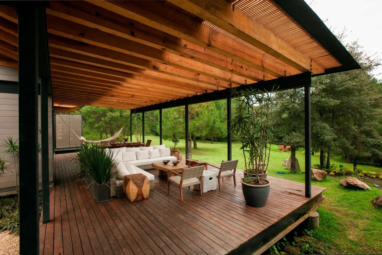 Проект веранды террасы фото Casa San Sen by Alejandro Sánchez García Arquitectos Wooden deck designs, Patio,