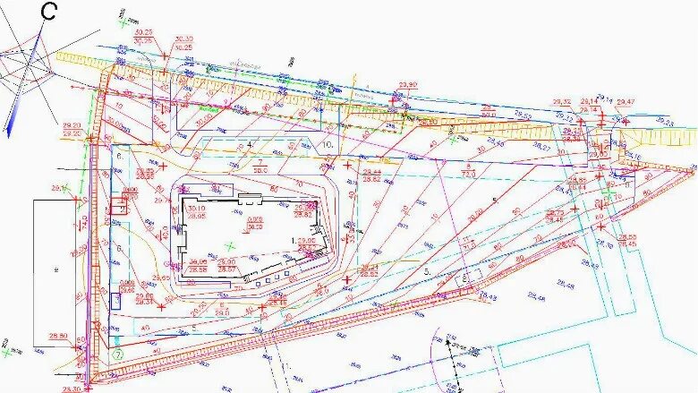 Проект вертикальной планировки территории Организация рельефа вертикальной планировкой