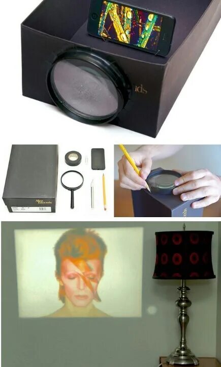 Проектор своими руками в домашних Pin on DIY Diy projector, Homemade projector, Projector screen diy