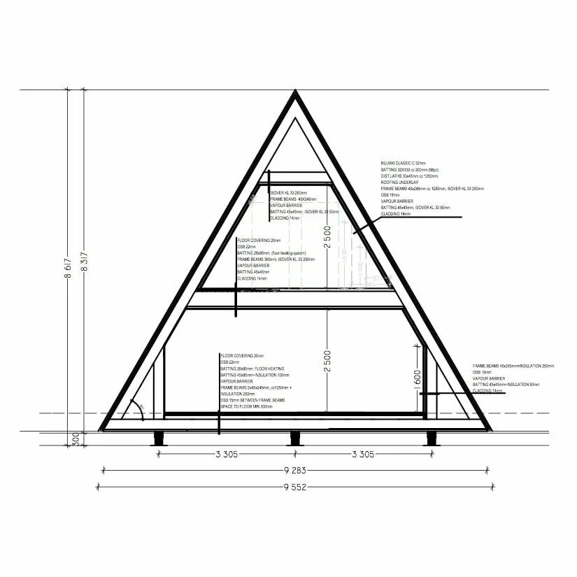 Проекты афрейм дома с чертежами Get your a-frame built by ordering an easy-to-assemble kit Шалаш, Чертежи дома, 