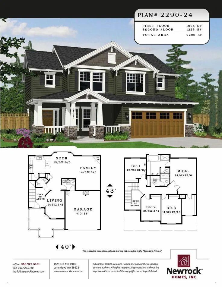 Проекты американских домов с планировками 2290-Flyer_NR-2016 Sims house plans, House blueprints, Sims house design