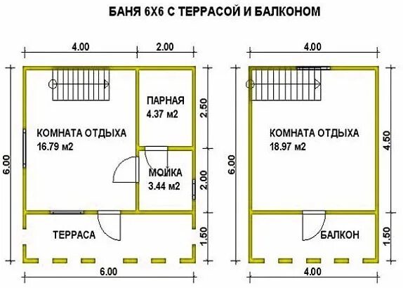 Проекты бань 6х4 из пеноблоков с планировкой Баня с мансардой из бруса своими руками Строительный портал