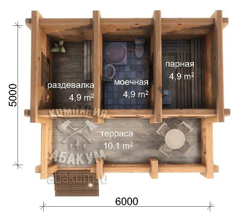 Планировка бани 4х6: мойка и парилка отдельно, фото, проекты с размерами