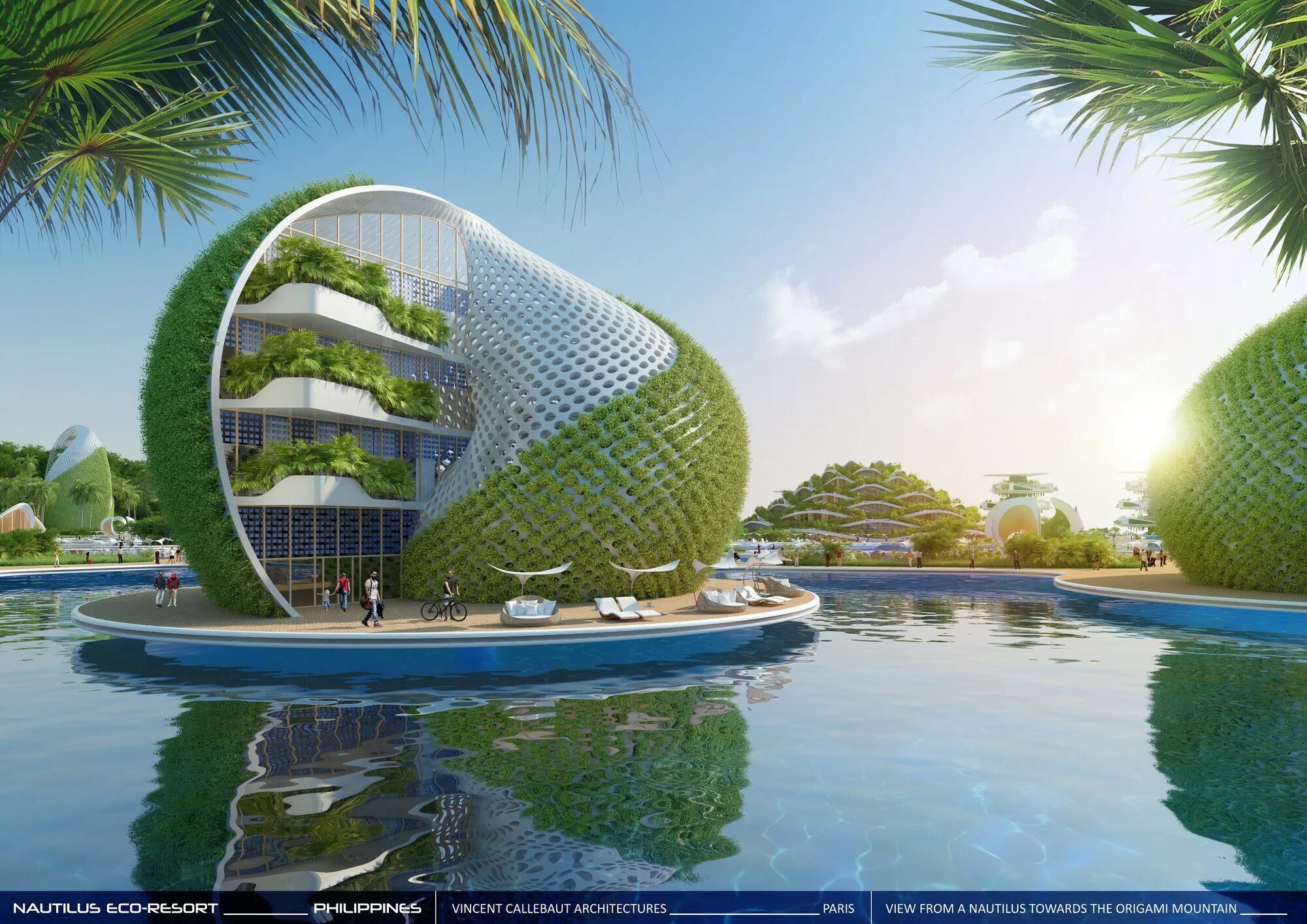 Проекты будущего фото Gallery of Vincent Callebaut Envisions Shell-Inspired Eco-Tourism Resort in The 