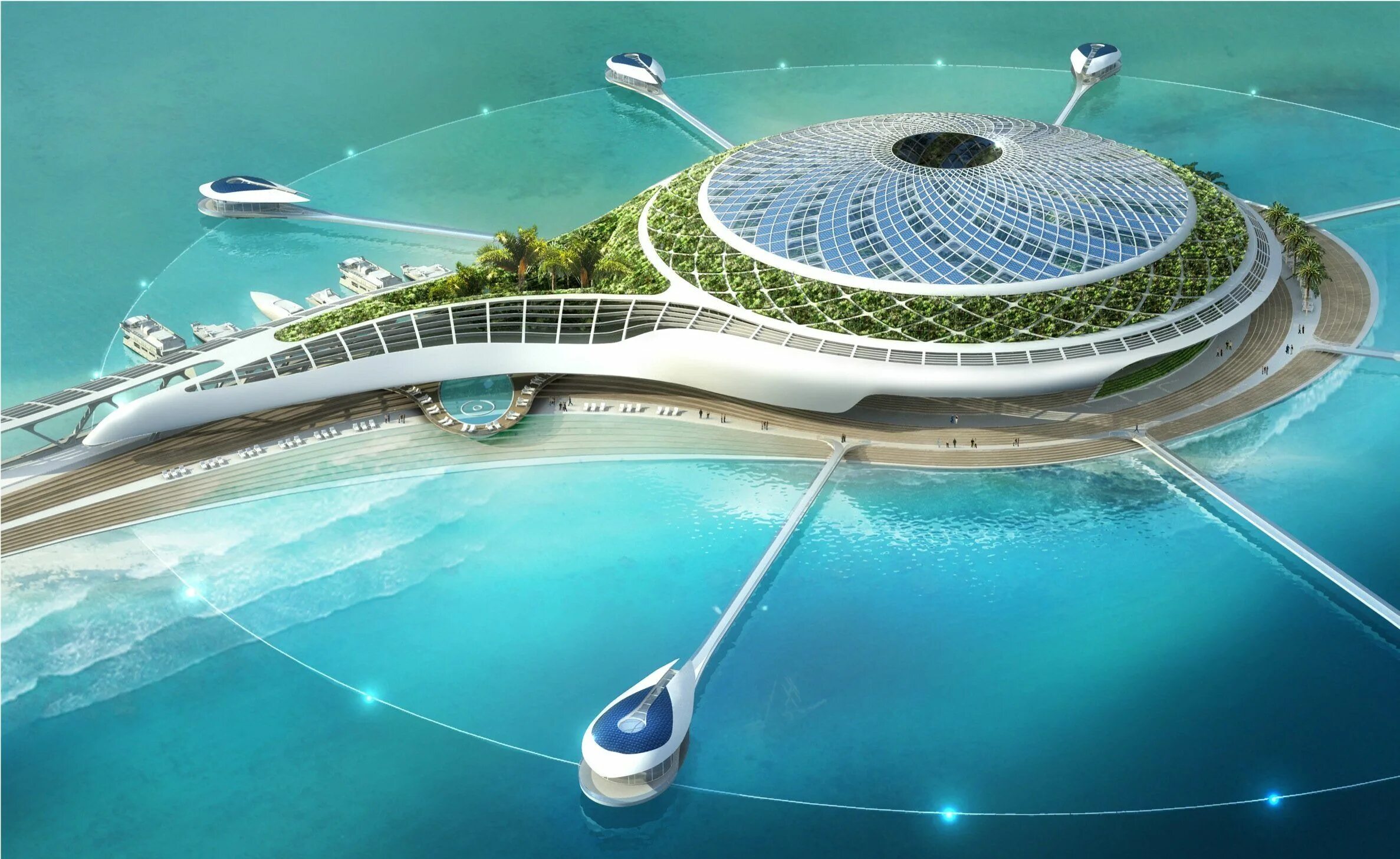 Проекты будущего фото Solar Drop Vincent Callebaut Architectures - Arch2O.com Floating architecture, G