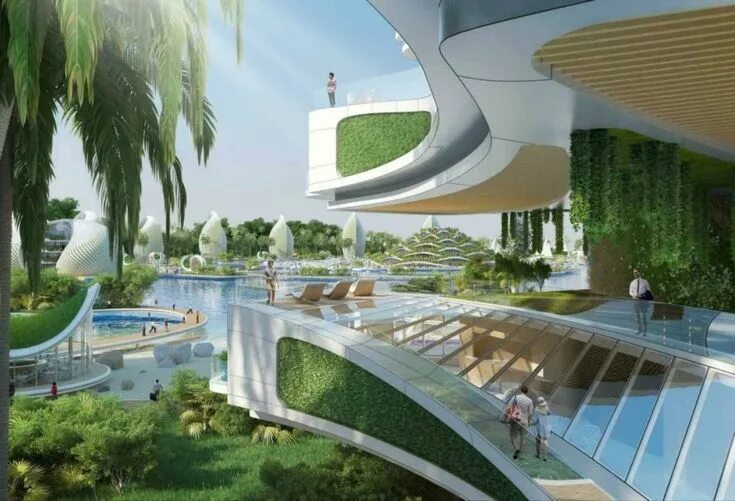 Проекты будущего фото Vincent Callebaut's visionary eco-resort for the Philippines features rotating e