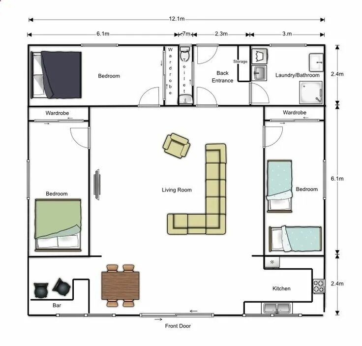 Проекты чертежи домов с морских контейнеров Container House - You can immediately start designing your shipping container ho