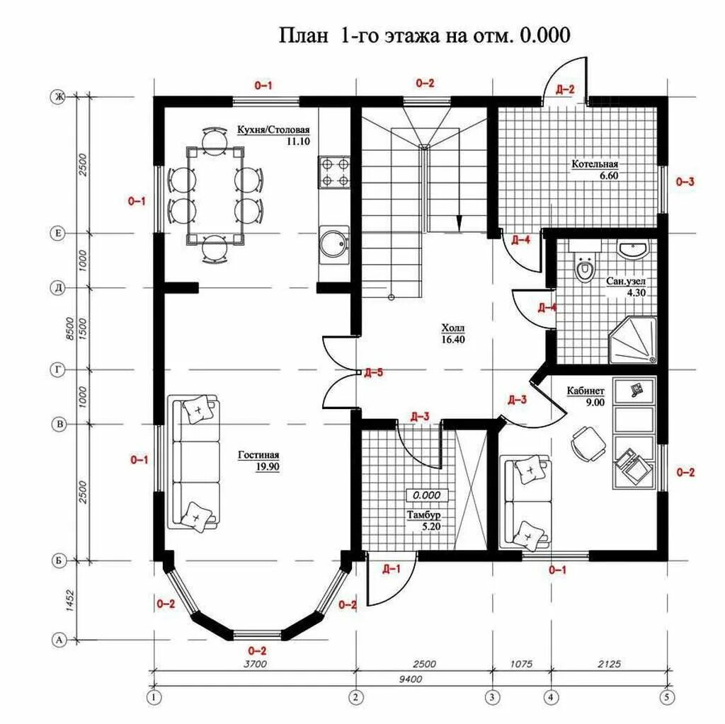 Проекты домов 1 этажа с планировкой Архитектор проектировщик. Услуги: - Быстрые планировочные: Договорная ᐈ Дизайн, 