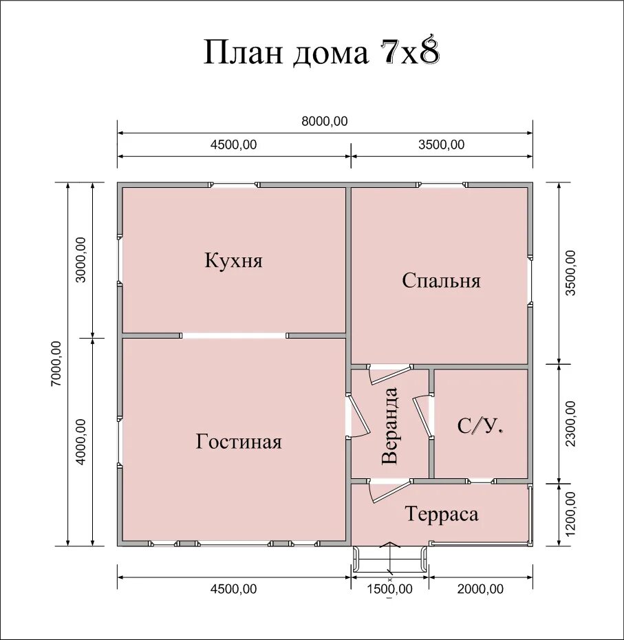 Проекты домов 7 8 с чертежами Строительство дома Под ключ в Некрасовском и Регионе, за 20-45 дней. Дом из брус