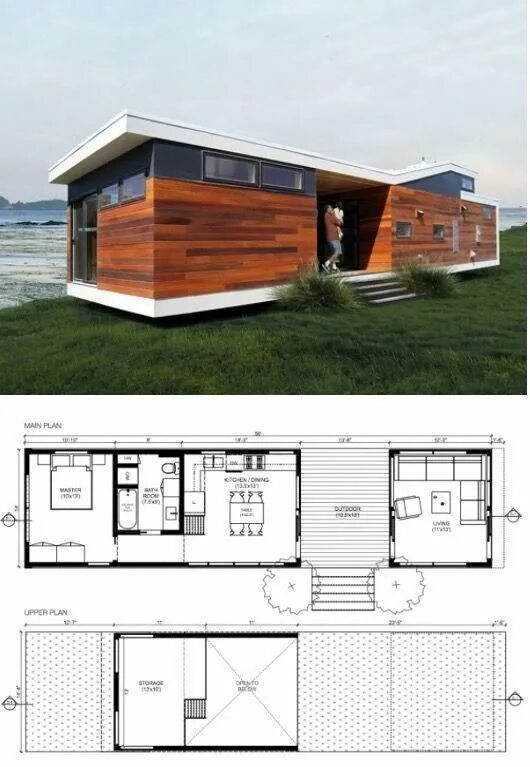 Проекты домов из контейнеров с планировкой Architecture Designs - Container house plans, Tiny house cabin, Architecture hou