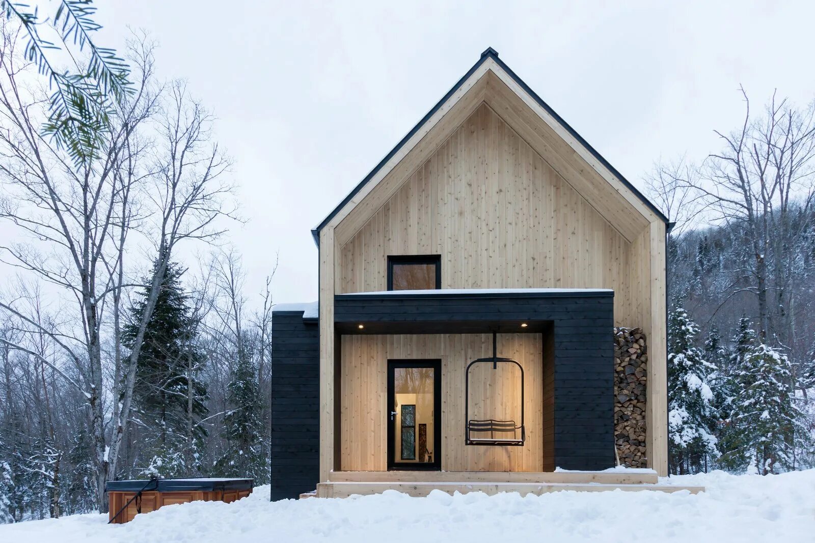 Проекты домов зимний вариант Exterior A-Frame Barn Photos from Favorites - Dwell