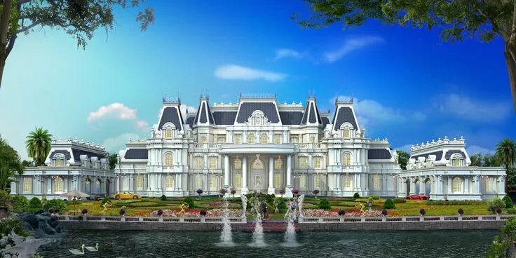 Проекты дворцов фото Проекты домов в дворцовом и замковом стиле Mansions, Luxury homes dream houses, 