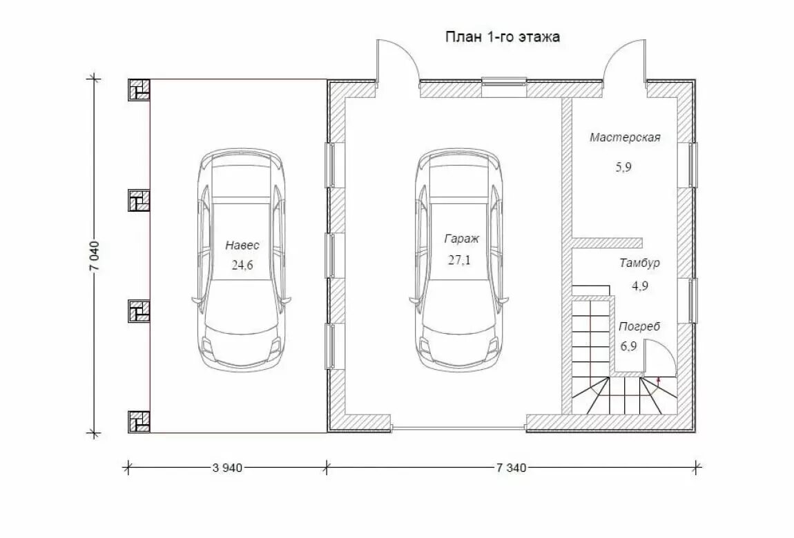 Проекты гаража фото и чертежи Образцы технических планов дома, здания, квартиры, помещения, гаража - 2022 года