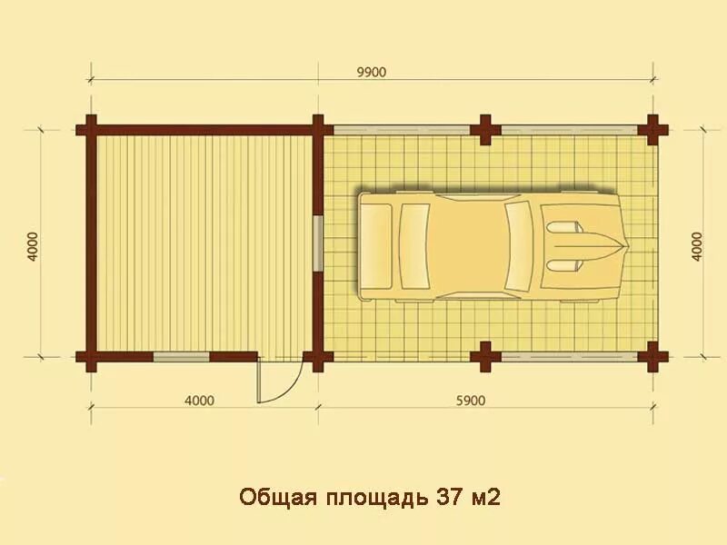 Проекты гаража с хозблоком фото Гаражи