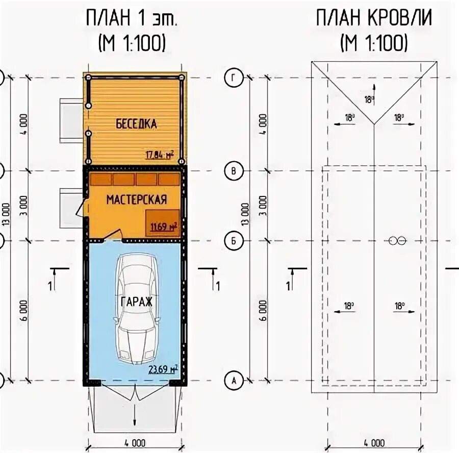 Проекты гаража с хозблоком фото Проекты гаража с хозблоком: чертежи и эскизы с размерами, варианты конструкций и