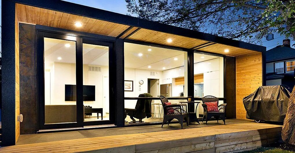 Проекты модульных домов фото Honomobo shipping container home banner Building a container home, Container hou