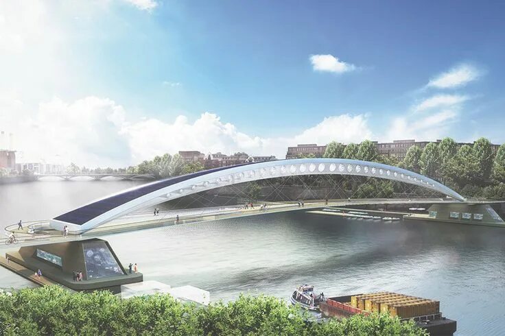 Проекты мостов фото 15 Innovative Concepts for London’s Latest Pedestrian Bridge Bridges architectur