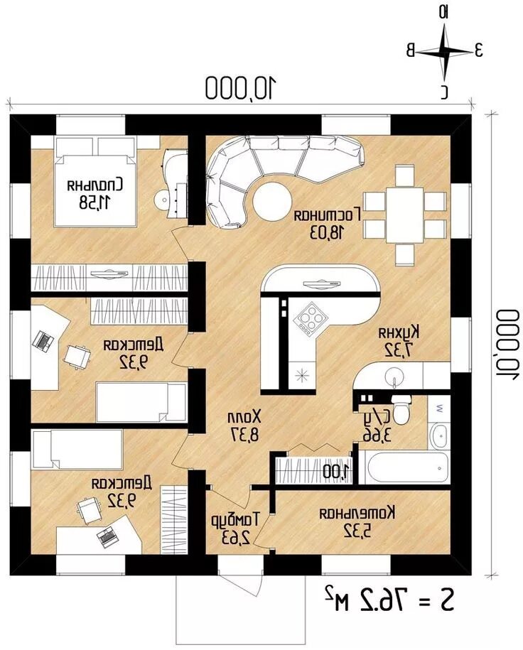 Проекты одноэтажных домов с хорошей планировкой Home design plans, Small house plans, Cabin house plans