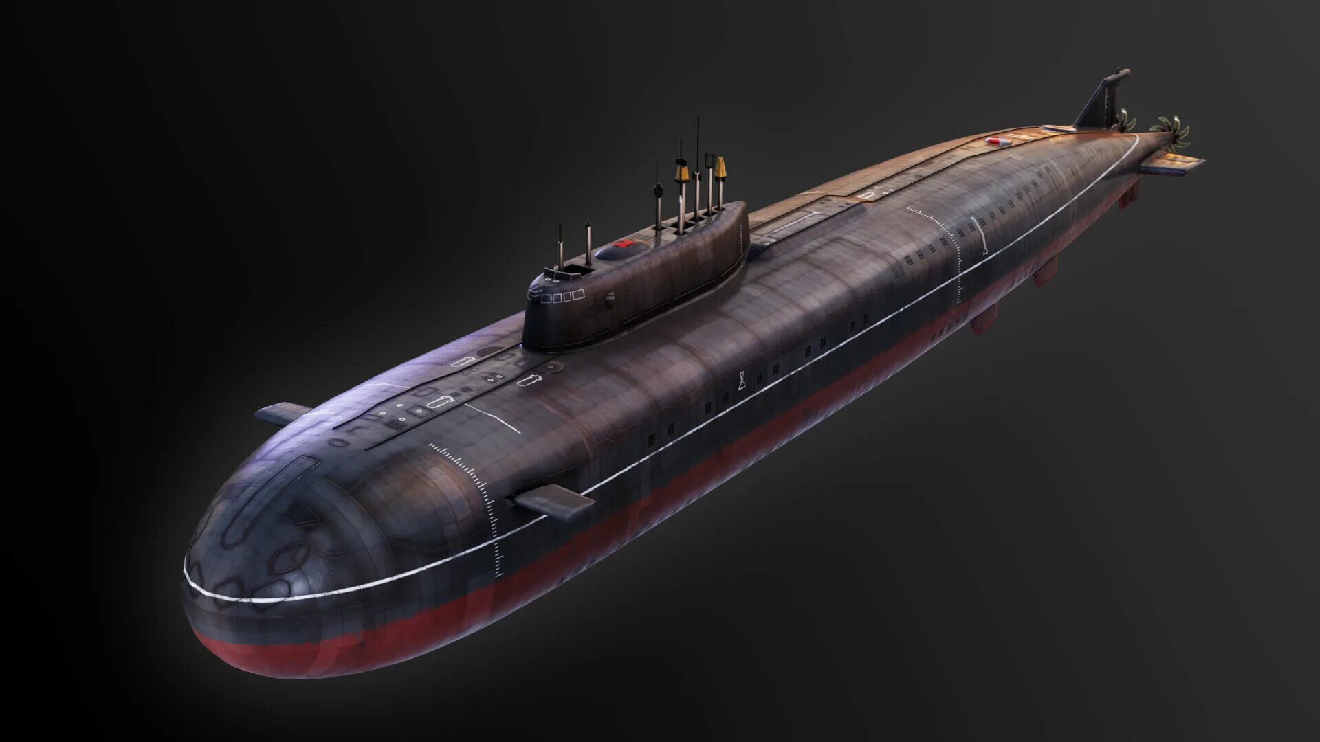 Проекты подводная лодка фото ArtStation - Submarine 949A (Oscar-II)