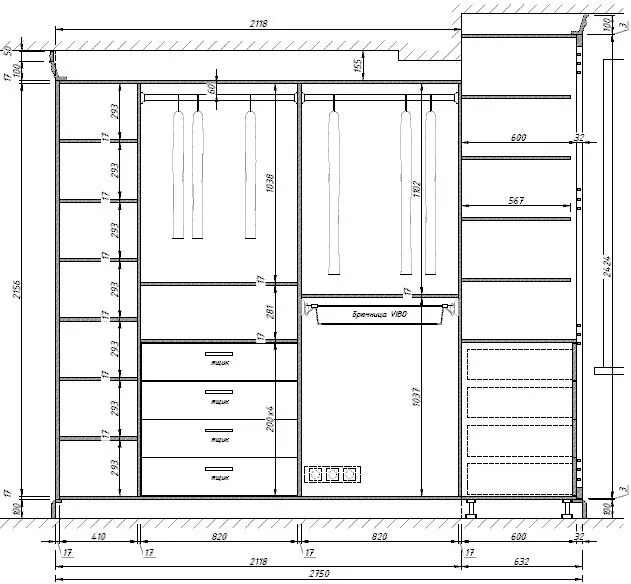 Проекты шкафов купе фото Внутреннее наполнения распашного шкафа Sliding door wardrobe designs, Wardrobe d