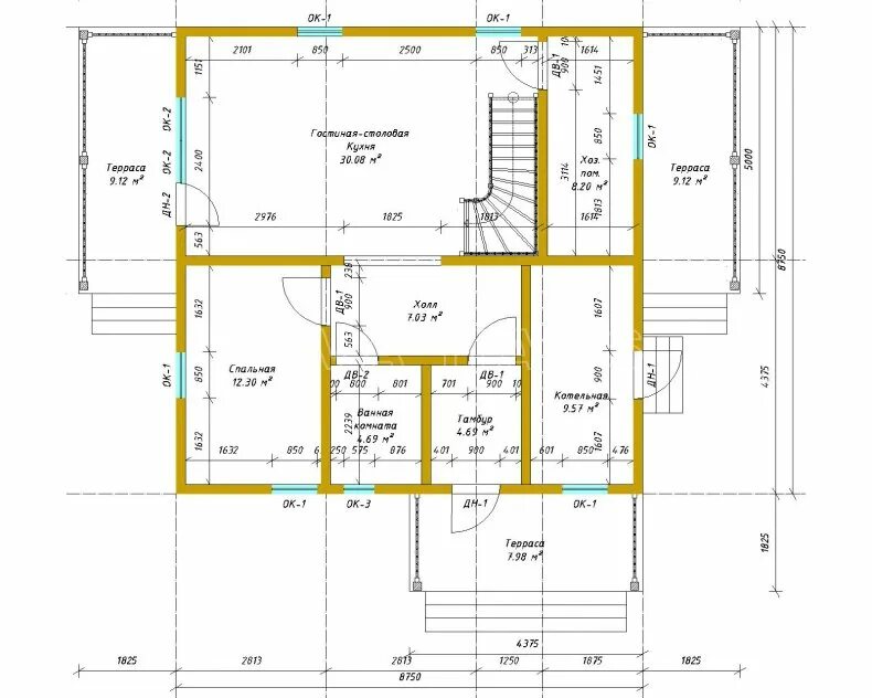 Проекты сип домов с планировкой Проект ОМЕГА, 166м2 автор Viva Haus - Яма старое ДОМА из SIP (СИП) Вива Хаус - Я