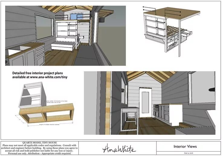 Проекты тини хаус домов с чертежами Quartz 4 Projet maison, Plan tiny house, Maisons minuscules