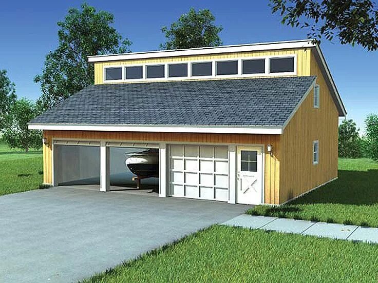 Проекты жилых гаражей фото garage Garage plans with loft, Garage plans, Modern garage