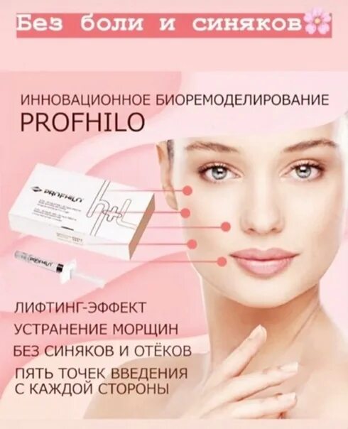 Профайло точки введения фото Action! 26.01-5.05. The procedure of biorejuvenation with the drug "PROFHILO" 14