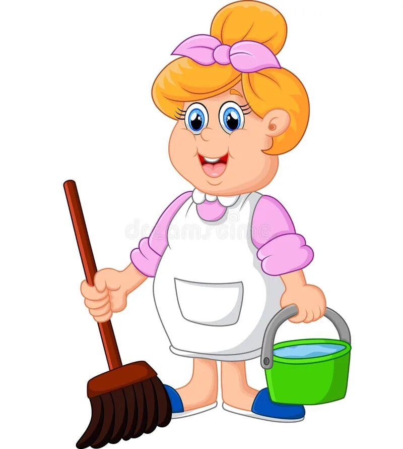 Профессии работников детского сада картинки для детей Housewife Cartoon Illustration Stock Illustration - Illustration of business, ho