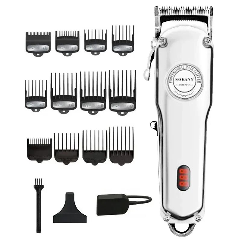 Профессиональная машинка для стрижки волос рейтинг 2024 All-metal professional hair clipper men hair trimmer electric hair cutting machi