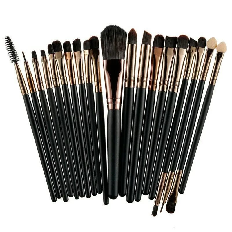 Профессиональные кисти для макияжа 20Pcs Makeup Brushes Set Powder Foundation Eyeshadow Make Up Brushes Cosmetics S